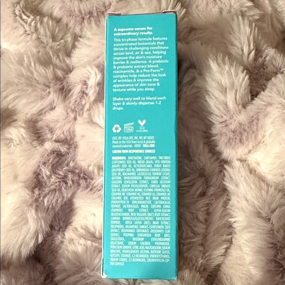 Tula Skincare Blue Serum Packaging - Picture 5 of 8